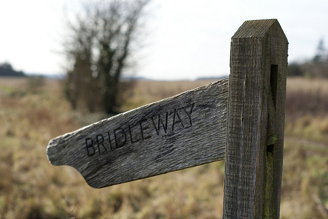 Bridleway sign
